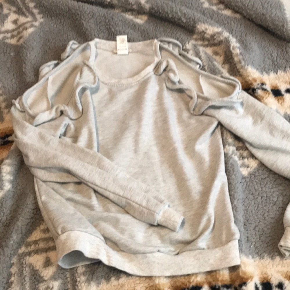 Cold shoulder sweatshirt